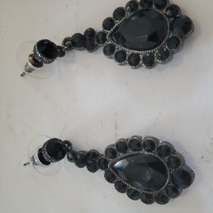 Black Onyx Earrings with Necklace